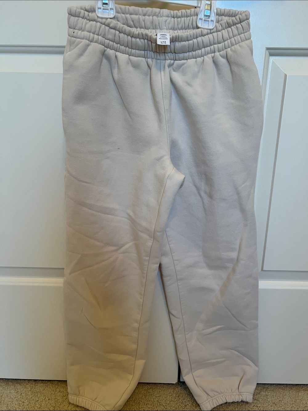 Athleta Girl Neutral beige Elastic Waist Sweatpants
